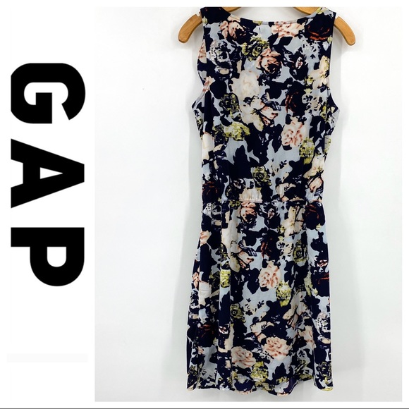 πSALEπ Gap Floral Ruffle Cowl Neck Dress - Picture 2 of 7